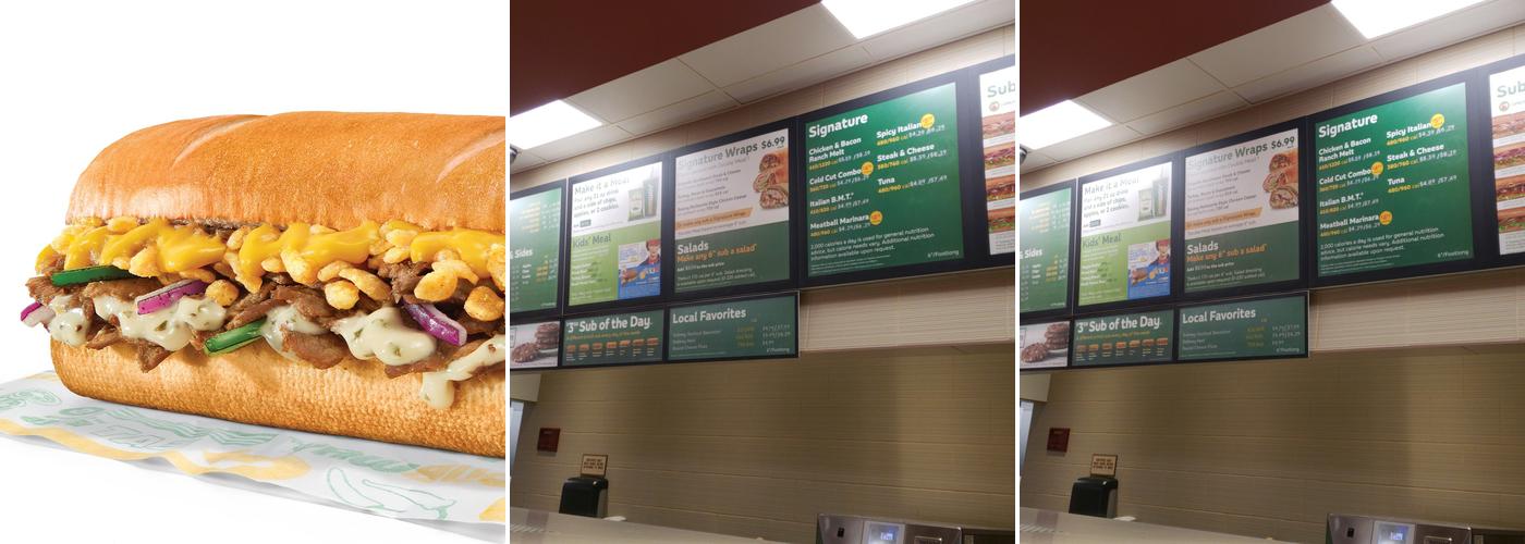 Subway Menu