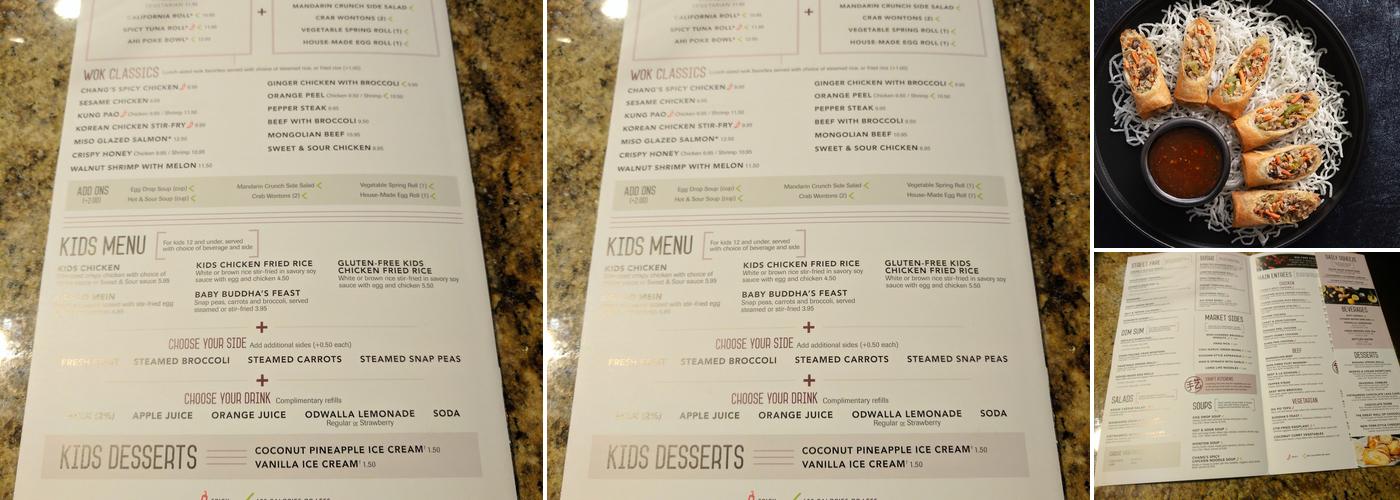 P.F. Chang's Menu