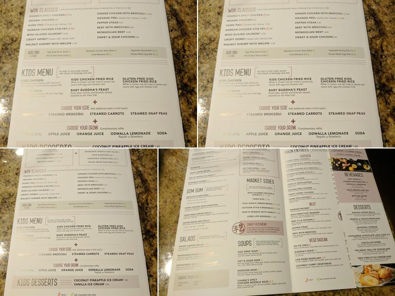 P.F. Chang's Menu