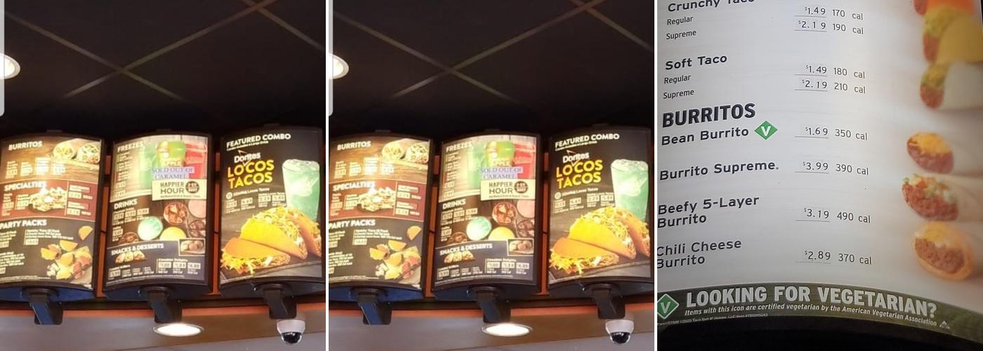 Taco Bell Menu