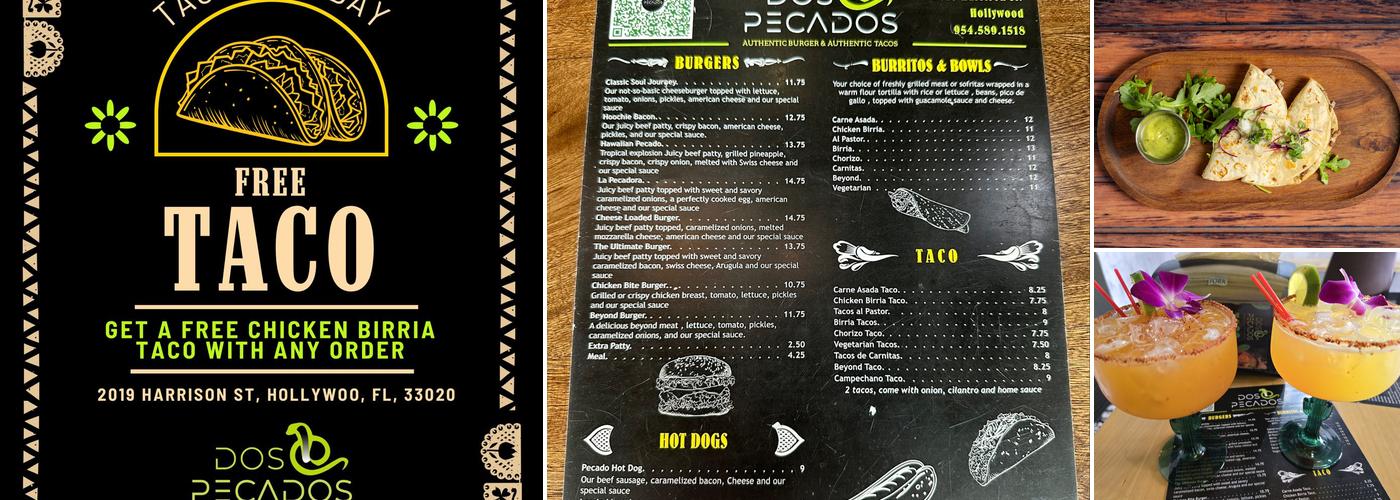 Dos Pecados Menu