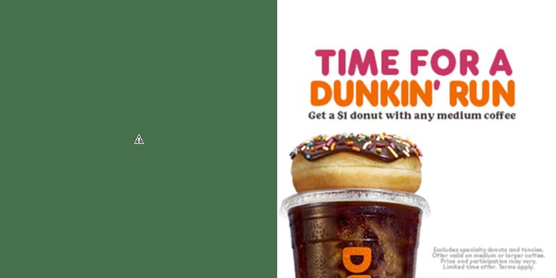 Dunkin' Menu