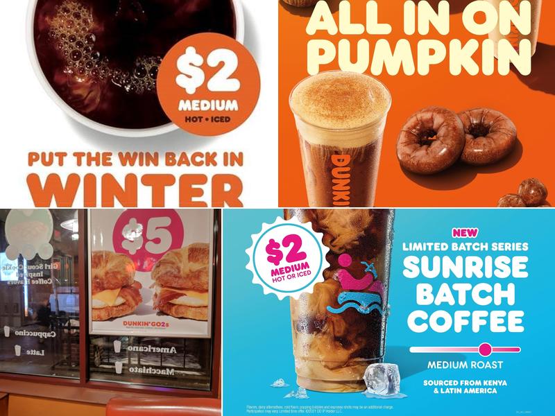 Dunkin' Menu