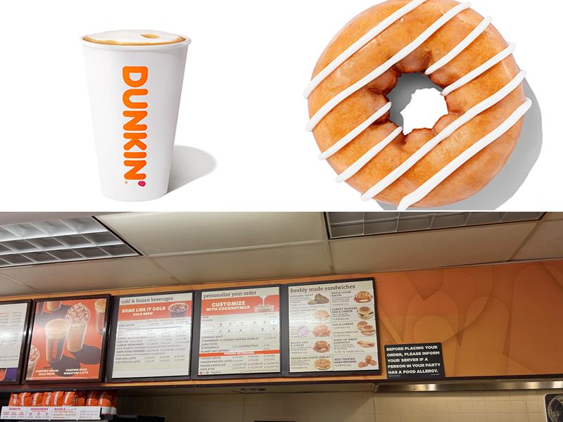 Dunkin' Menu