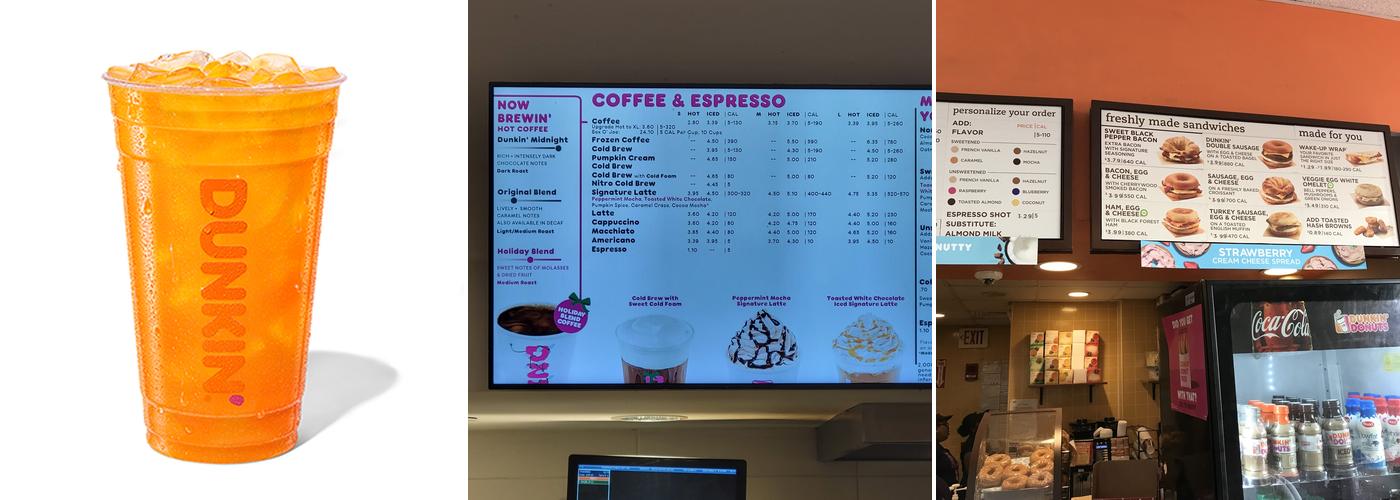 Dunkin' Menu