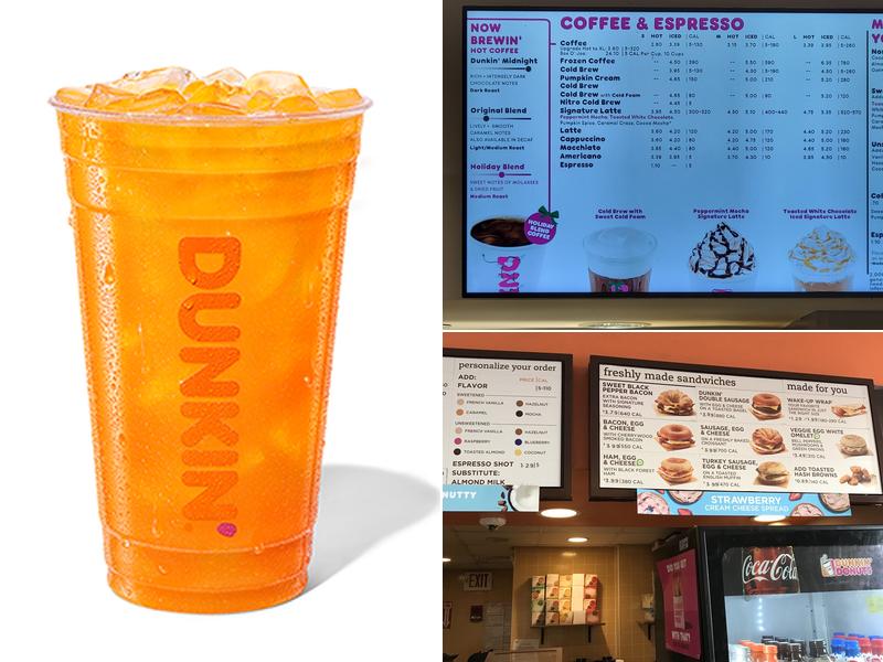 Dunkin' Menu