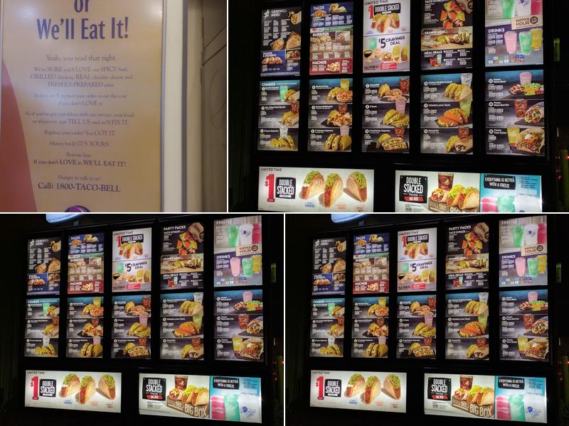 Taco Bell Menu