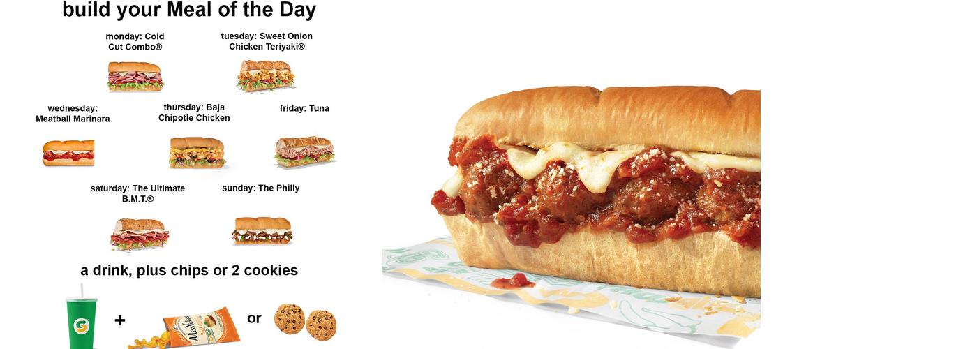Subway Menu