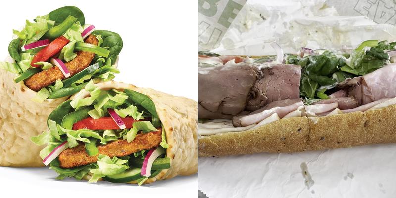 Subway Menu