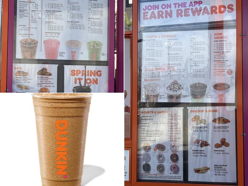 Dunkin' Menu