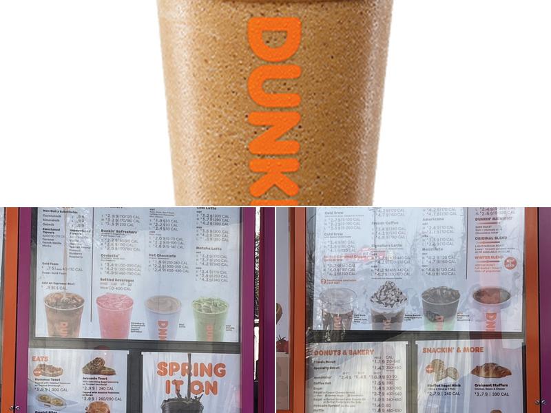 Dunkin' Menu