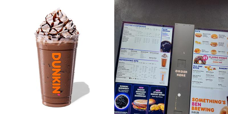 Dunkin' Menu