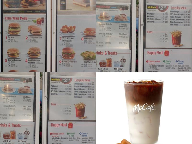 McDonald's Menu