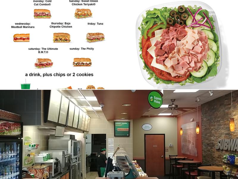 Subway Menu