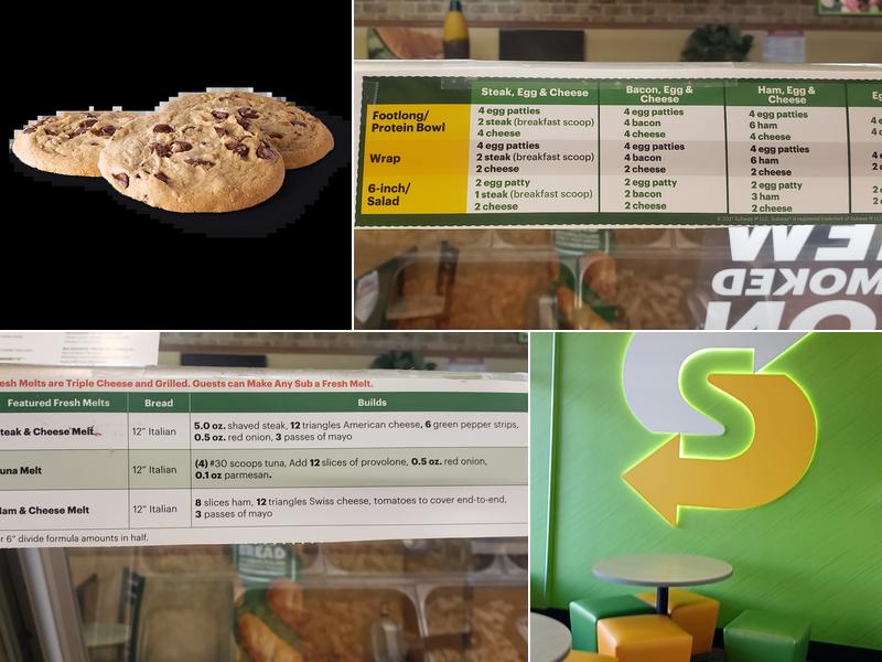 Subway Menu