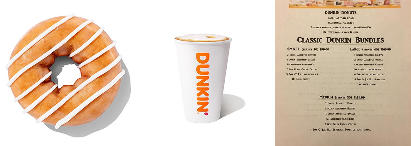 Dunkin' Menu