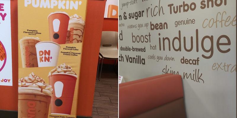 Dunkin' Menu