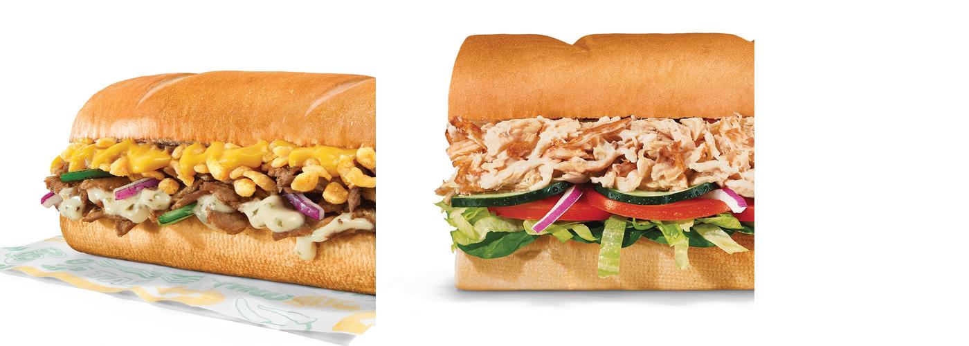 Subway Menu