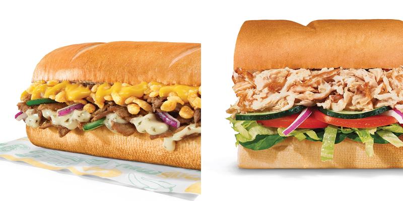 Subway Menu