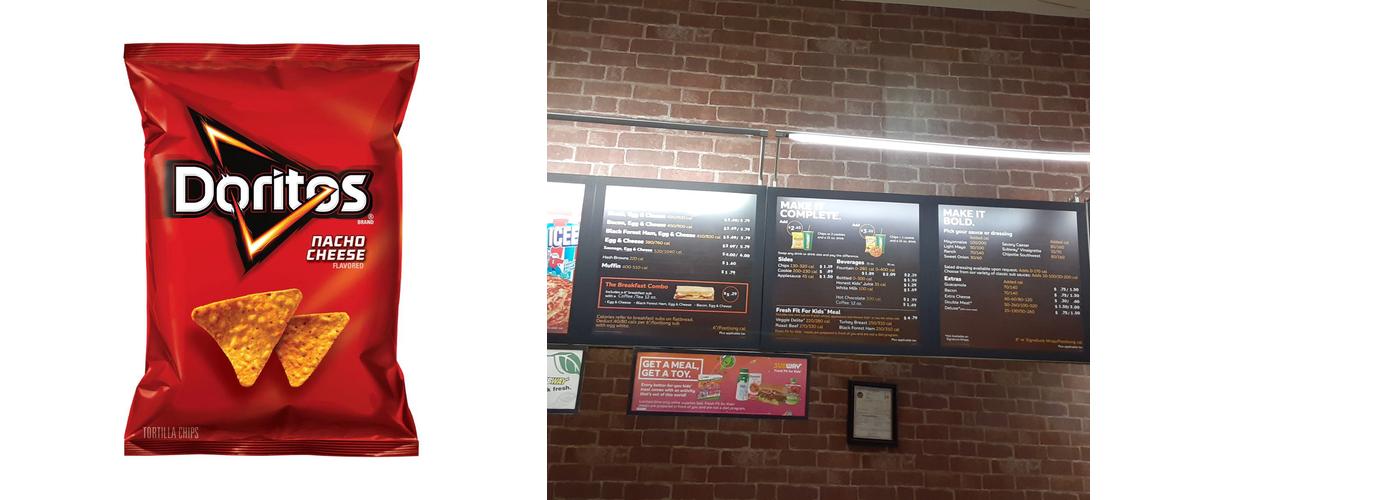 Subway Menu