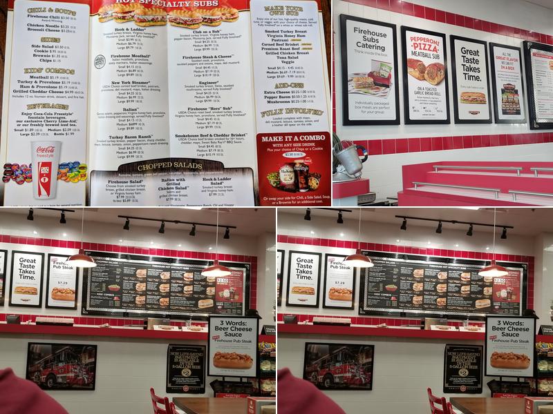 Firehouse Subs Lime Spring Square Menu