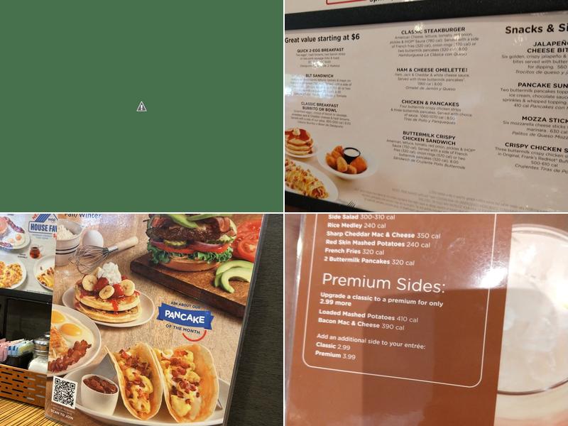 IHOP Menu