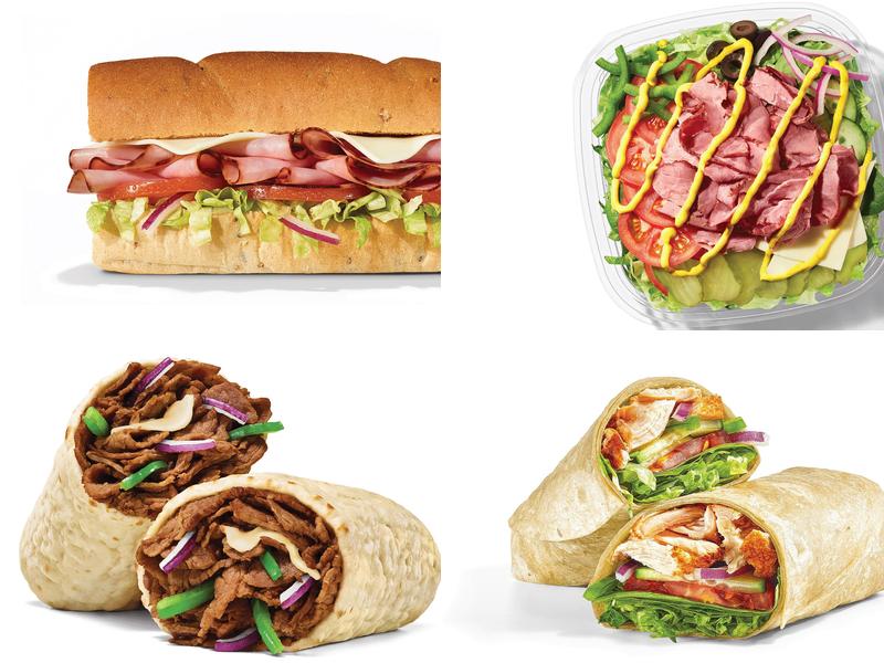 Subway Menu