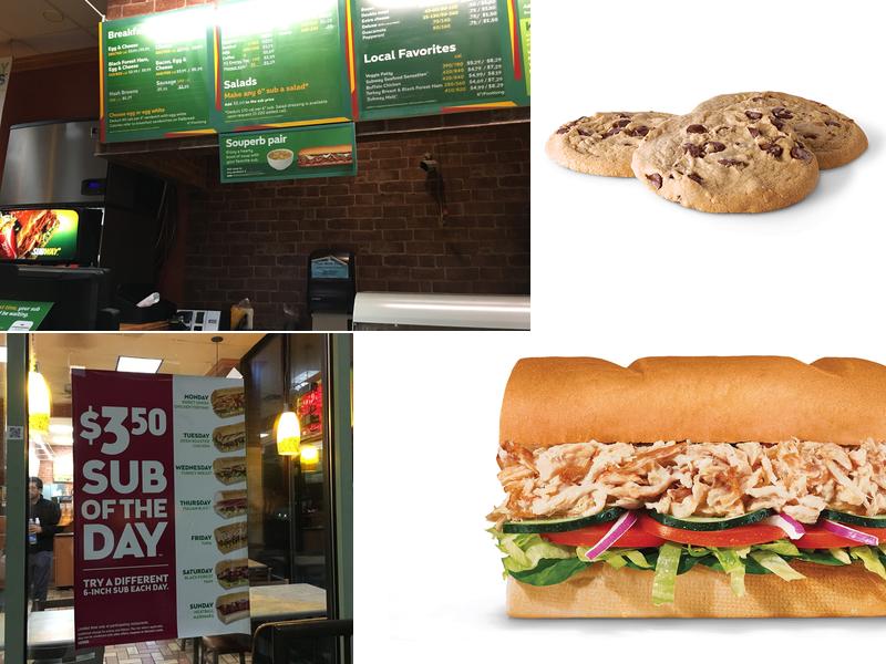 Subway Menu