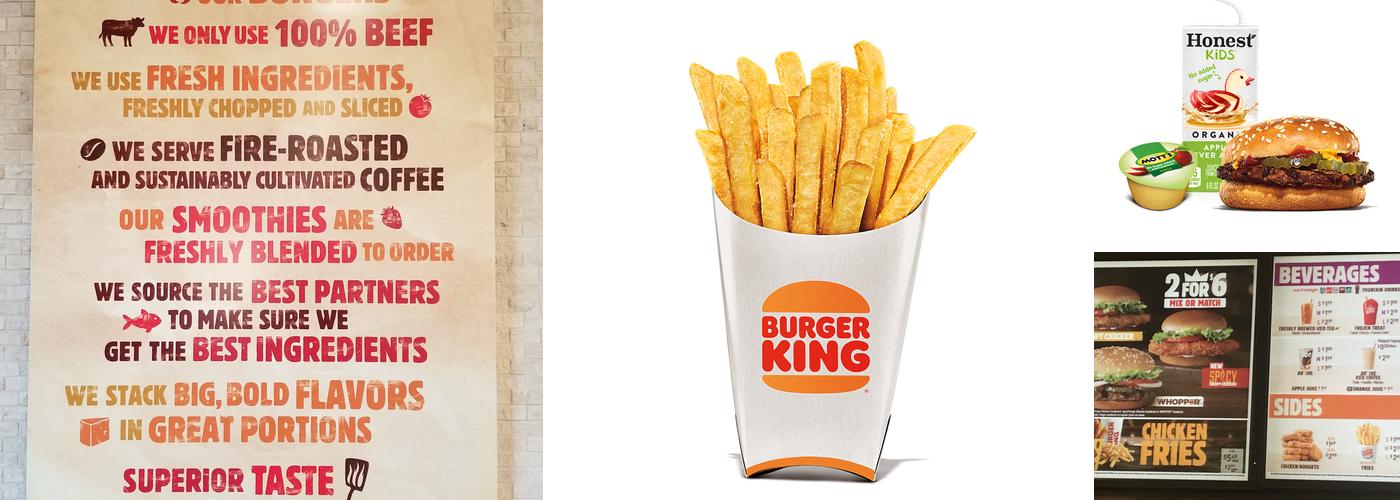 Burger King Menu