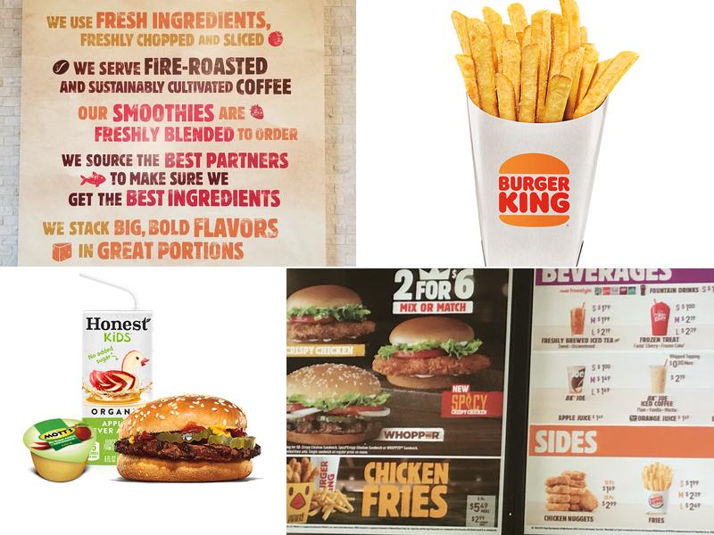 Burger King Menu