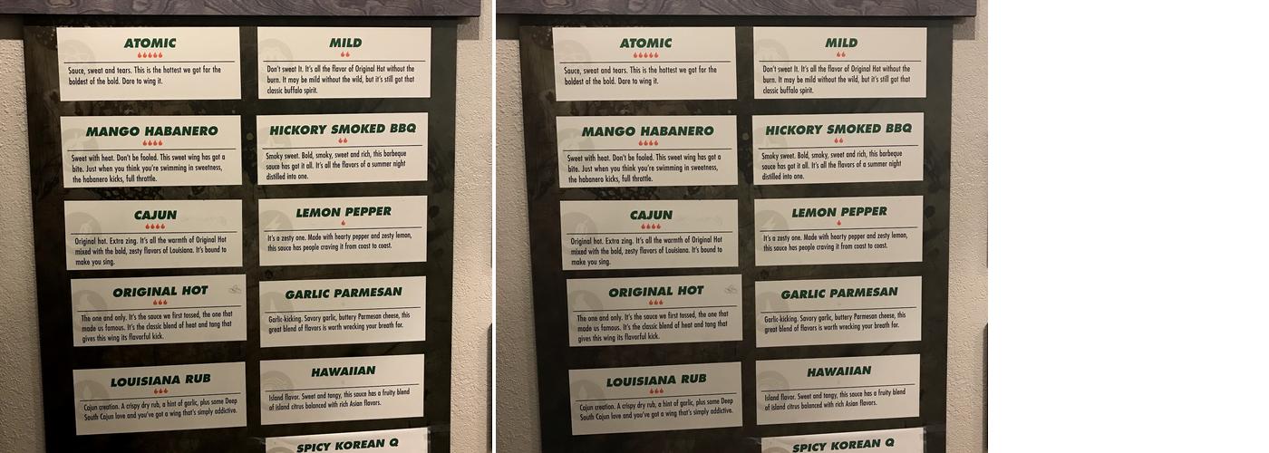 Wingstop Menu