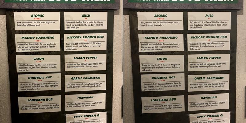 Wingstop Menu