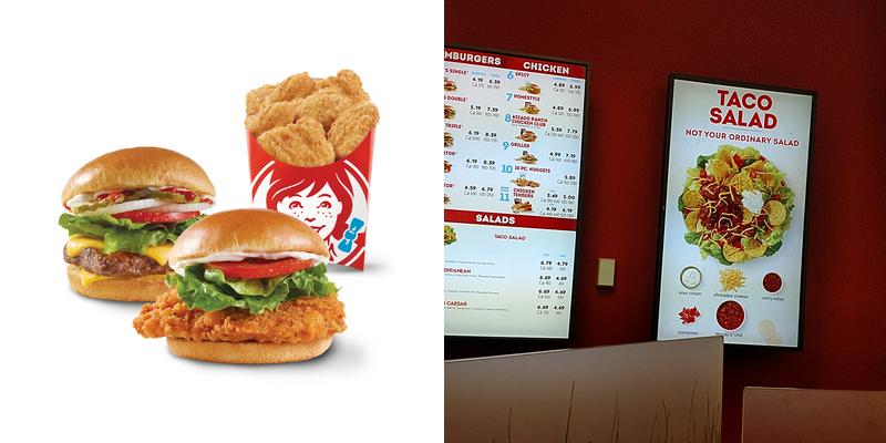 Wendy's Menu