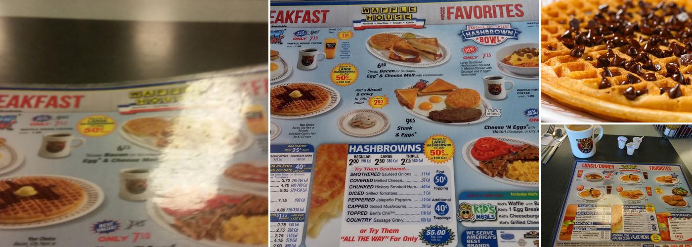 Waffle House Menu