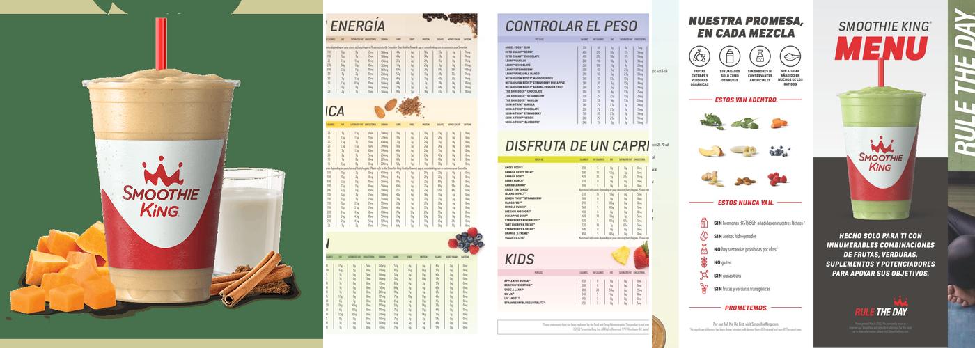 Smoothie King Menu