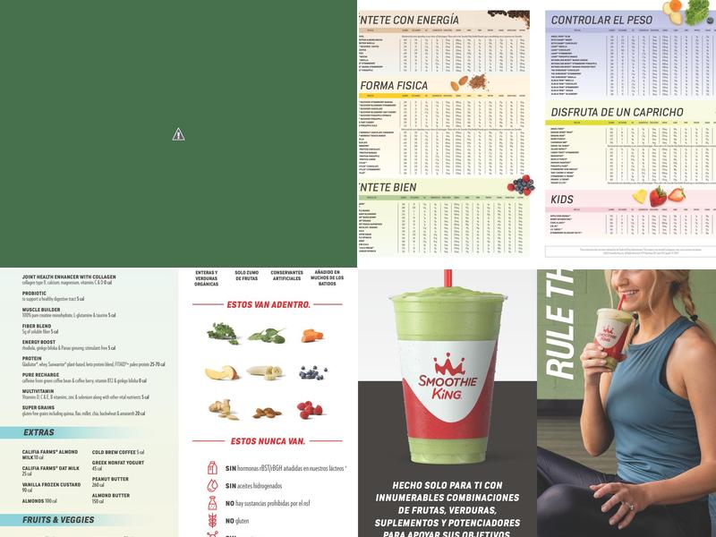 Smoothie King Menu