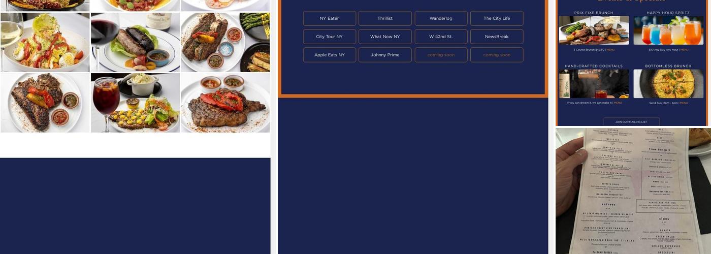 Palermo Argentinian Bistro NYC Menu