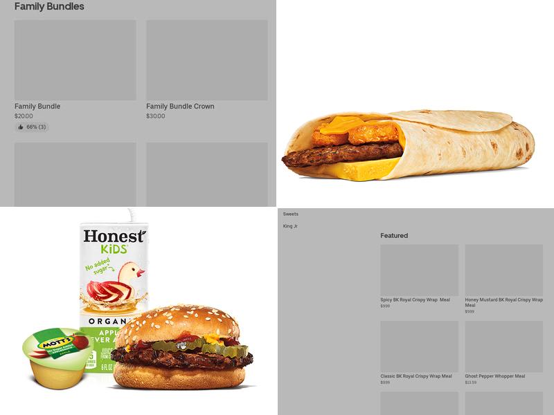 Burger King Menu