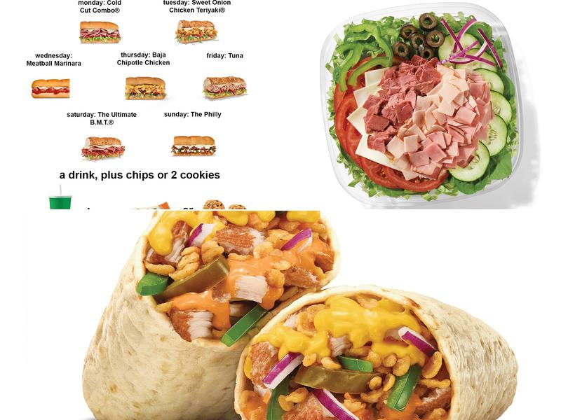 Subway Menu