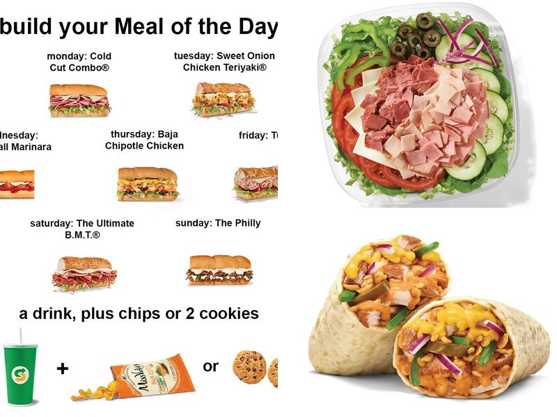 Subway Menu