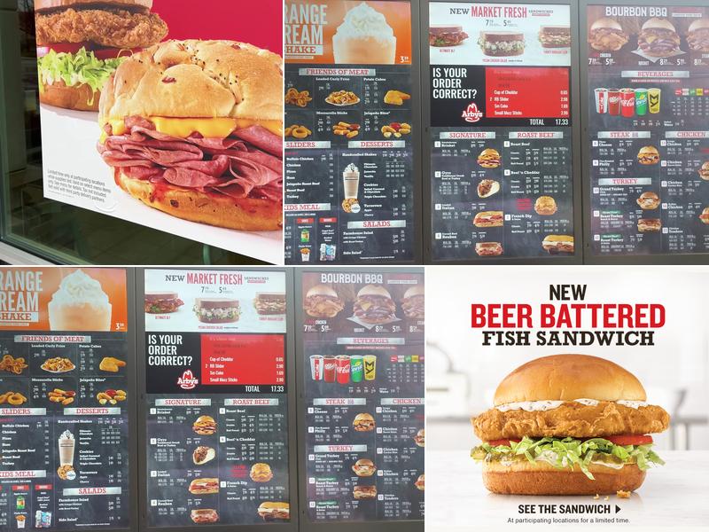 Arby's Menu