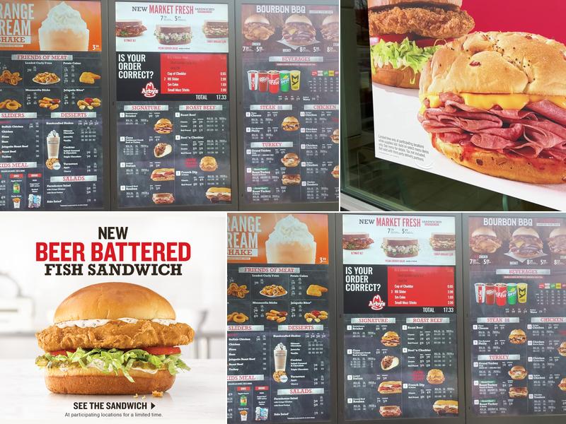 Arby's Menu