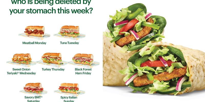 Subway Menu