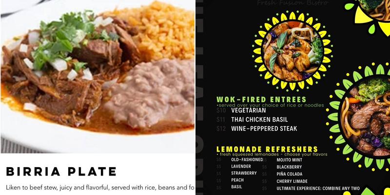 Jefferson Beer Supply Menu