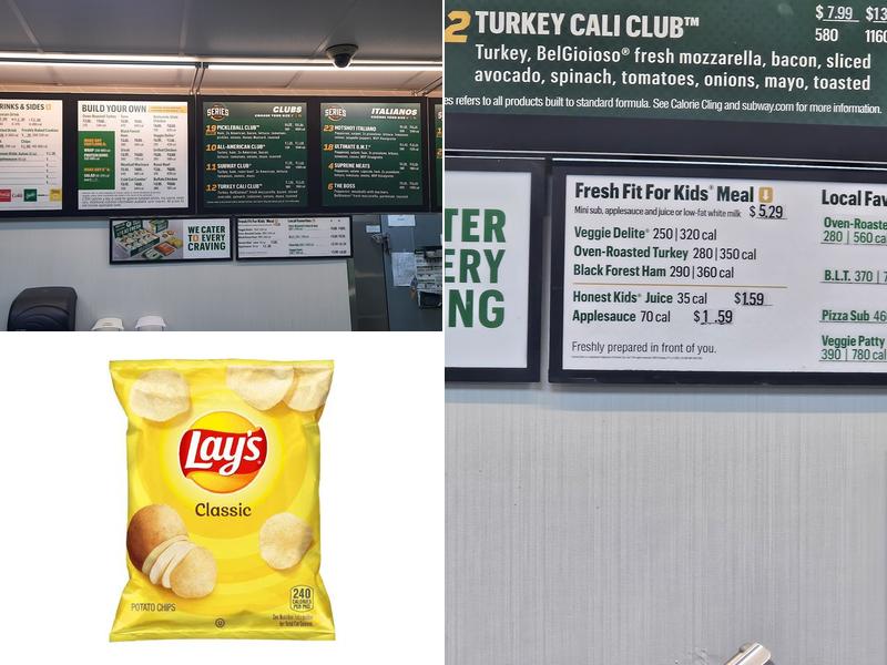 Subway Menu