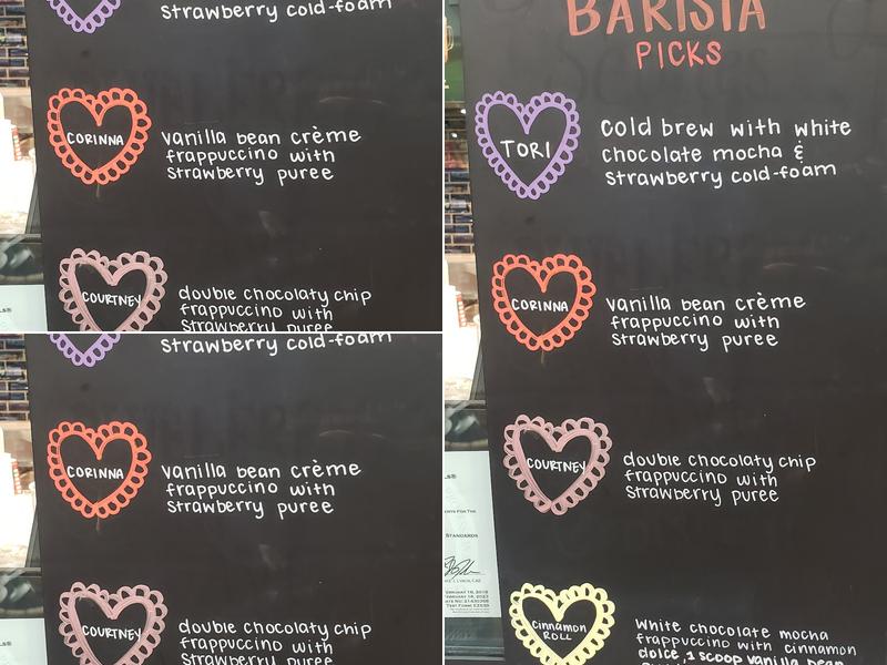 Starbucks Menu