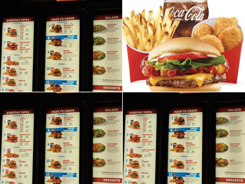 Wendy's Menu