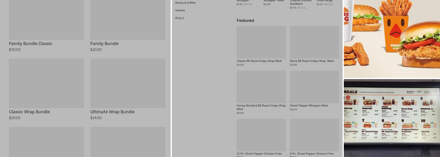 Burger King Menu