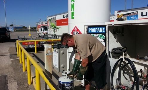 Propane Refill at U-Haul