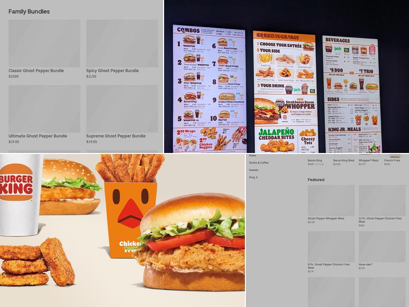 Burger King Menu